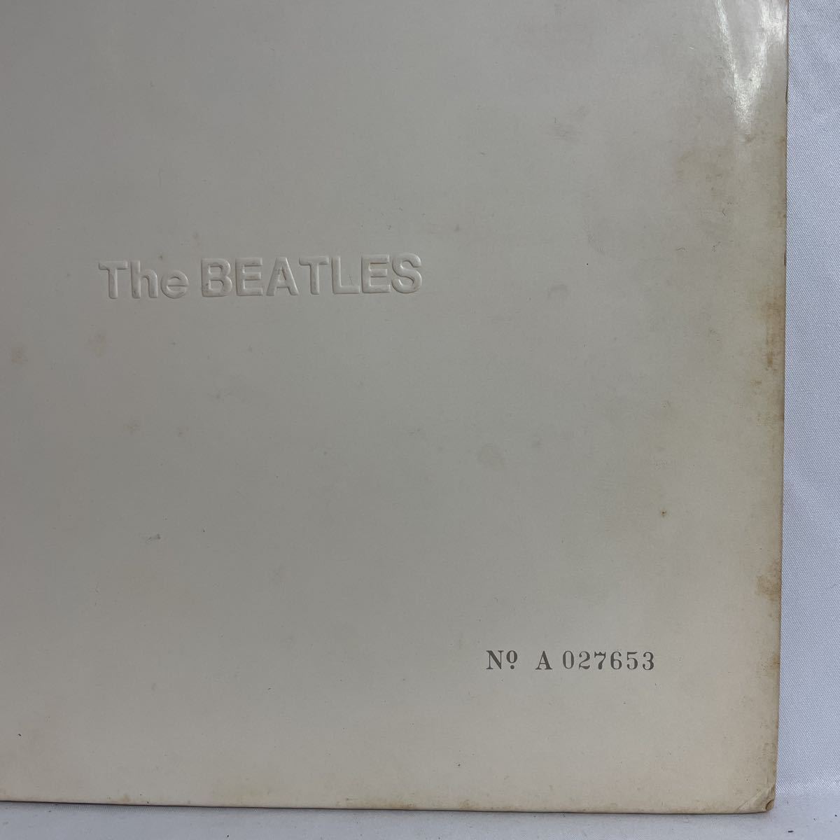 赤盤レコード2枚組み THE BEATLES ザ・ビートルズ WHITE ALBUM 赤盤