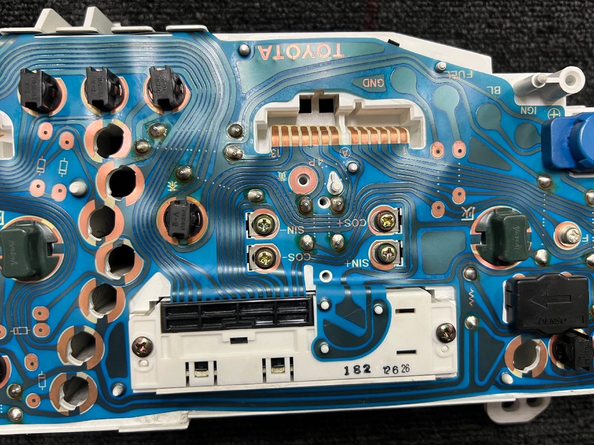 9740】AT210◇カリーナ 1.6GT 6MT 純正 スピードメーター 走行:183,961