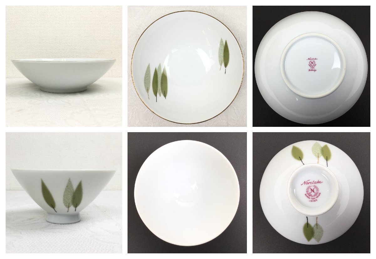 1210 Noritake ノリタケ 若杉 プレートなどなど 25点セット 箱付き 皿 