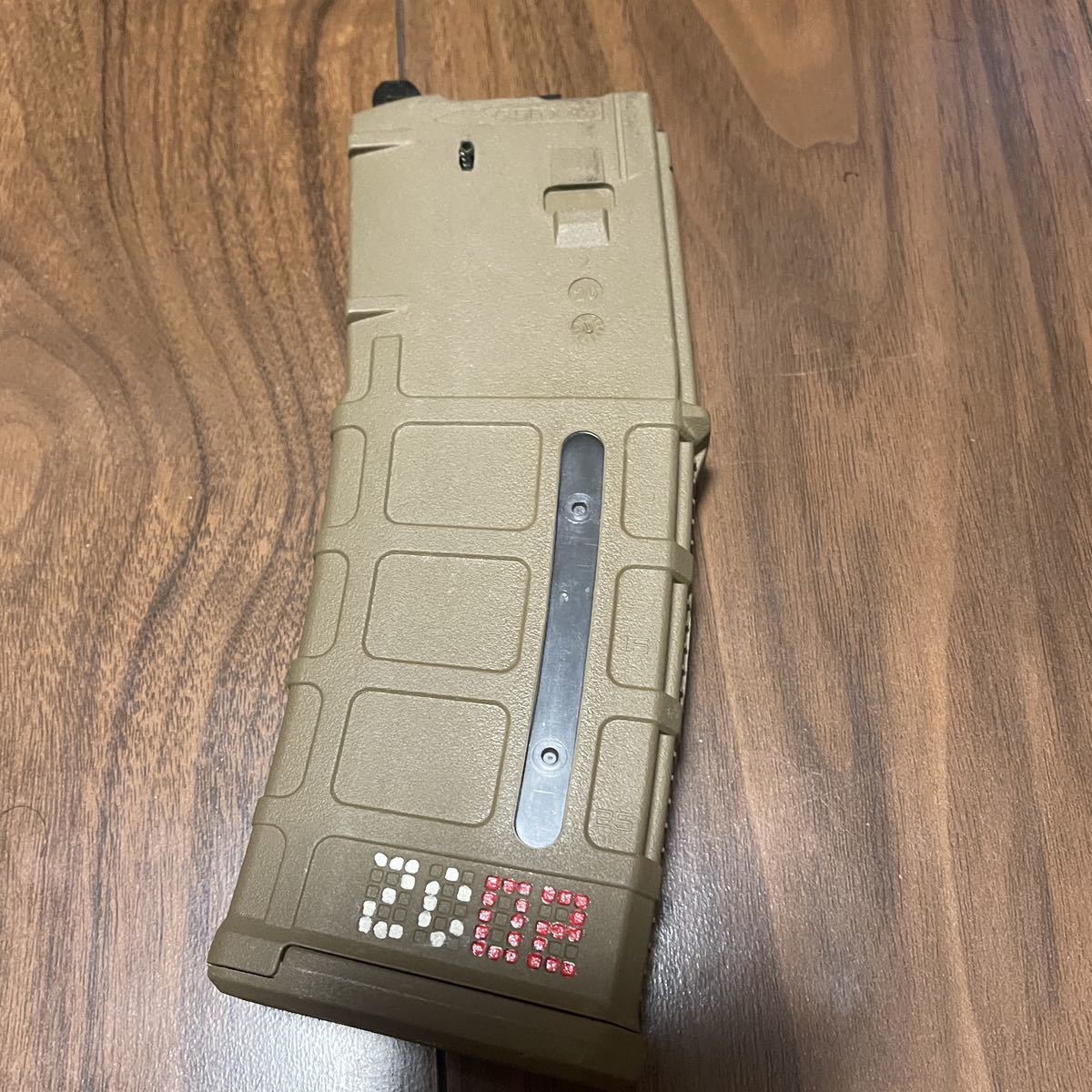 実物PMAG窓ありTAN色PTW用マガジン(magpul geissele systema トレポン