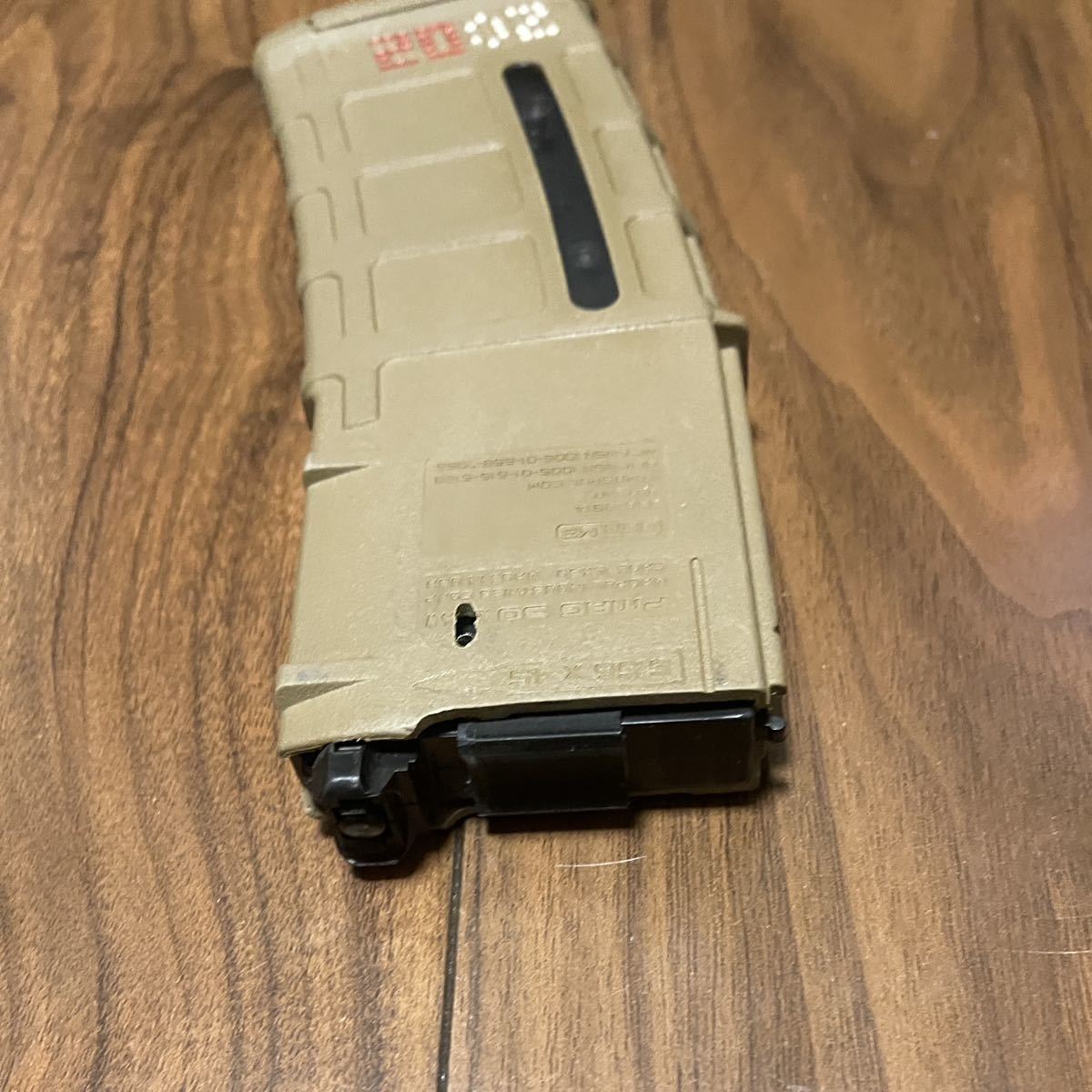 実物PMAG窓ありTAN色PTW用マガジン(magpul geissele systema トレポン