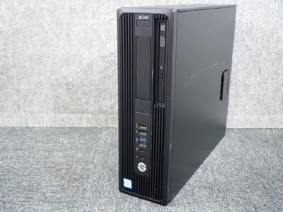 【 SALE 1000円スタート！】[856]☆ Win10認証済 ☆ hp workstation Z240 SFF　QC Xeon E3-1230 v5 3.40GHz/16GB/500GB/Quadro K620 ☆
