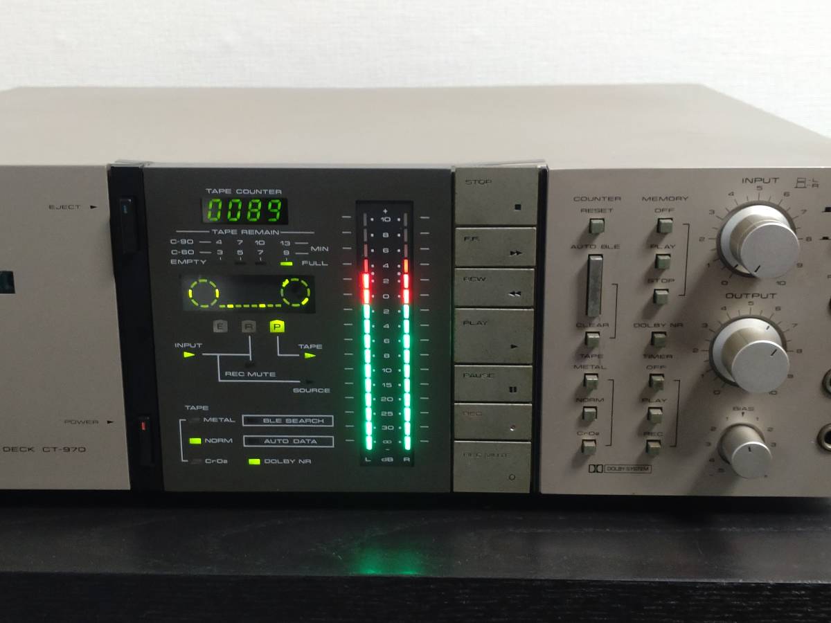 ジャンク・要修理】Pioneer・パイオニア ☆ CT-970 ☆ 3ヘッド・BLE