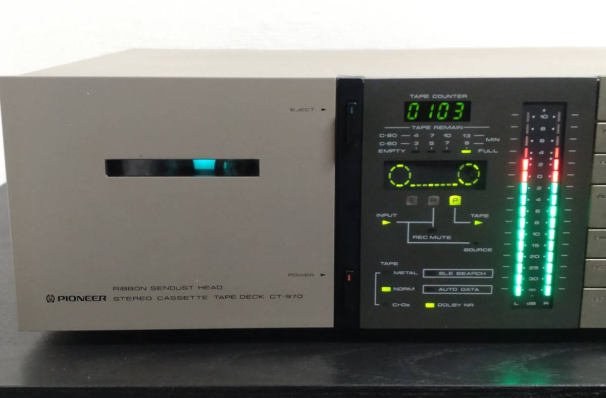 ジャンク・要修理】Pioneer・パイオニア ☆ CT-970 ☆ 3ヘッド・BLE