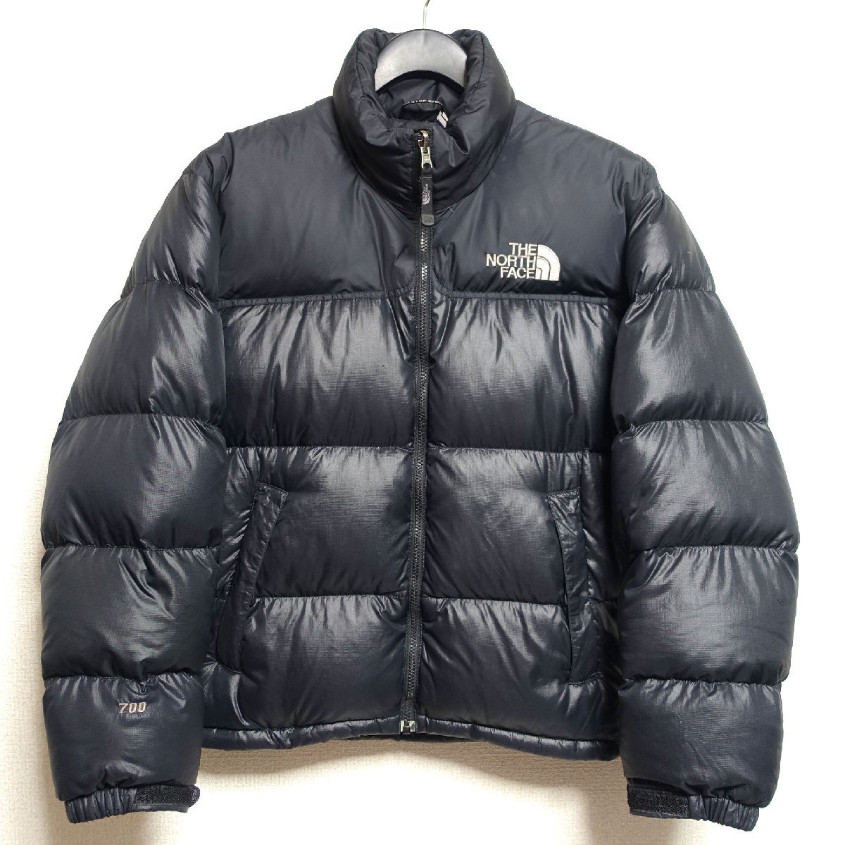 THE NORTH FACE ノースフェイス ヌプシ ダウンジャケット 700FP メンズ Sサイズ 正規品 ブラック Z432