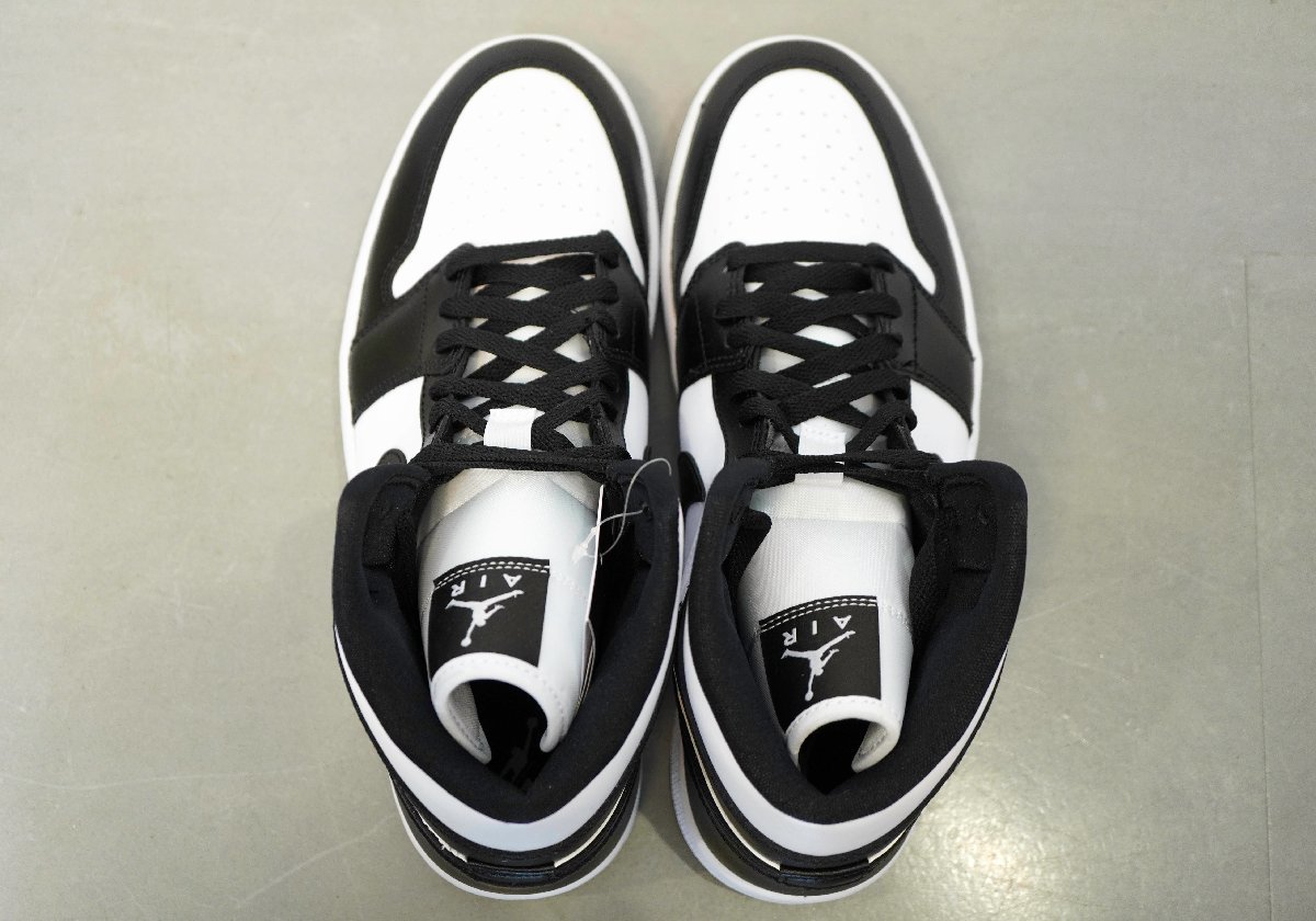 1円～【新品】Nike WMNS Air Jordan 1 Mid Black/White DV0991-101 