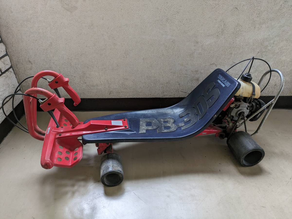 【1277サ】パワーボート　PB-30S　TAKAGI　カート　当時物　ジャンク品　希少？