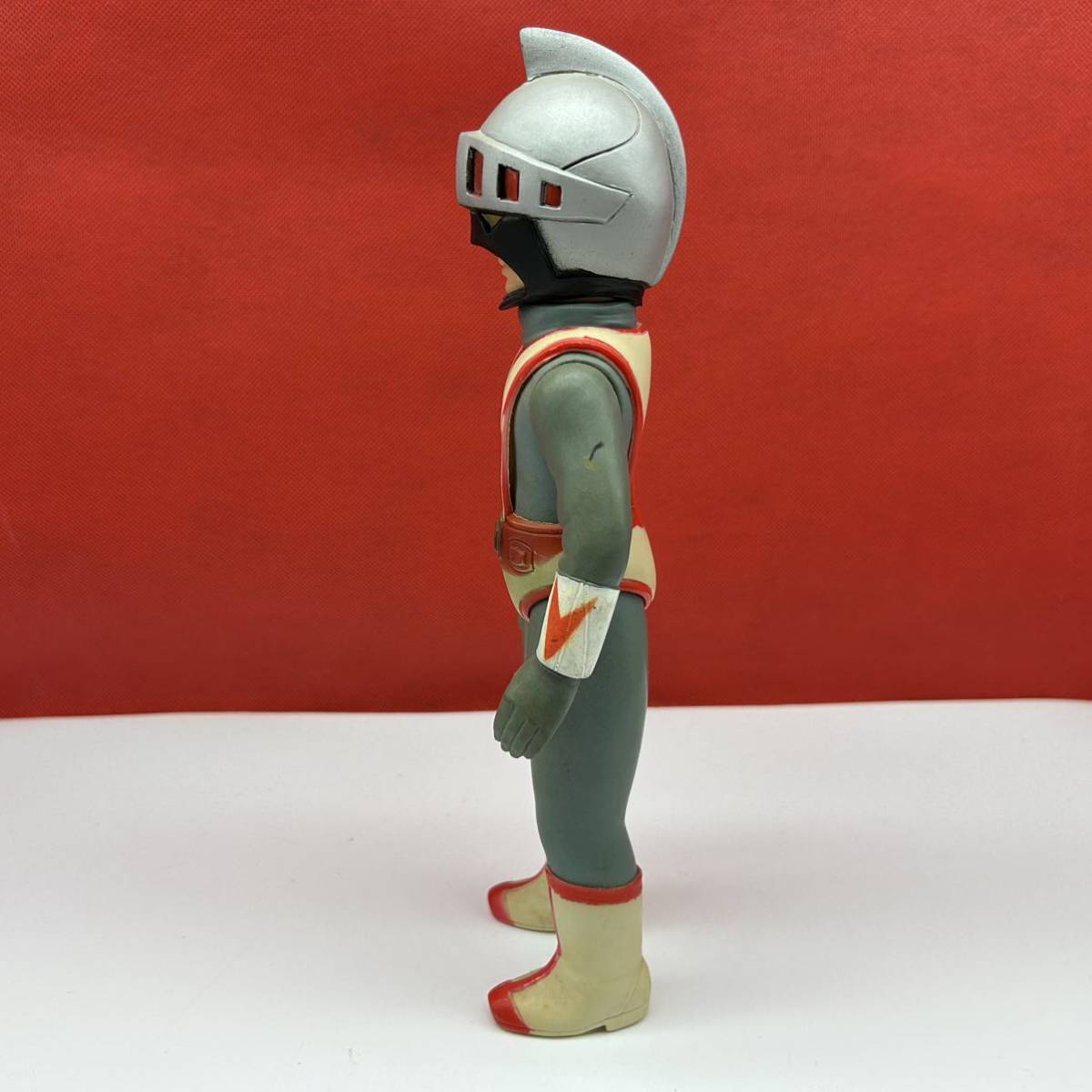 シルバー仮面ジャイアント 面取れ ソフビ 旧バンダイ 当時物