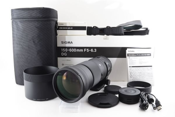 #g217★極上美品★ シグマ SIGMA 150-600mm F5-6.3 DG OS HSM Contemporary キャノン用