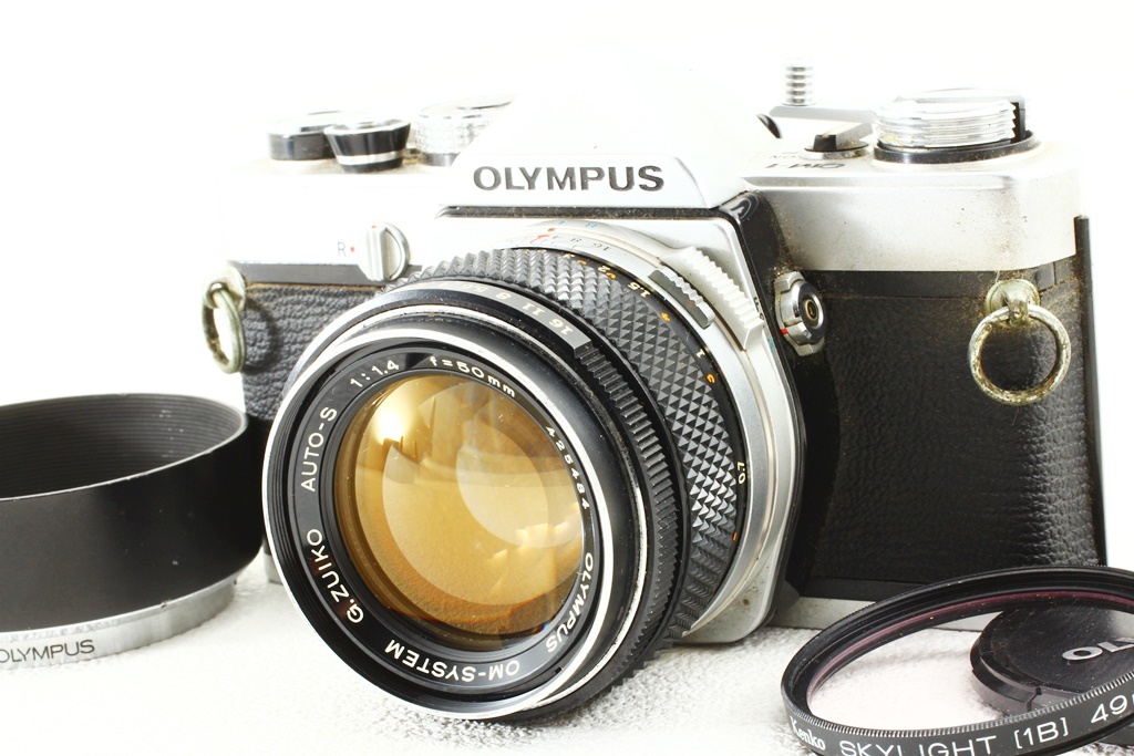 ジャンク品◇OLYMPUS オリンパス OM-1 OM G.ZUIKO 50mm F1.4◇一眼レフ
