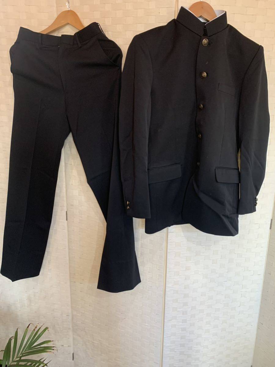 トンボ 学生服 170A 股下75cm 学ラン 黒 制服 - HOT2025