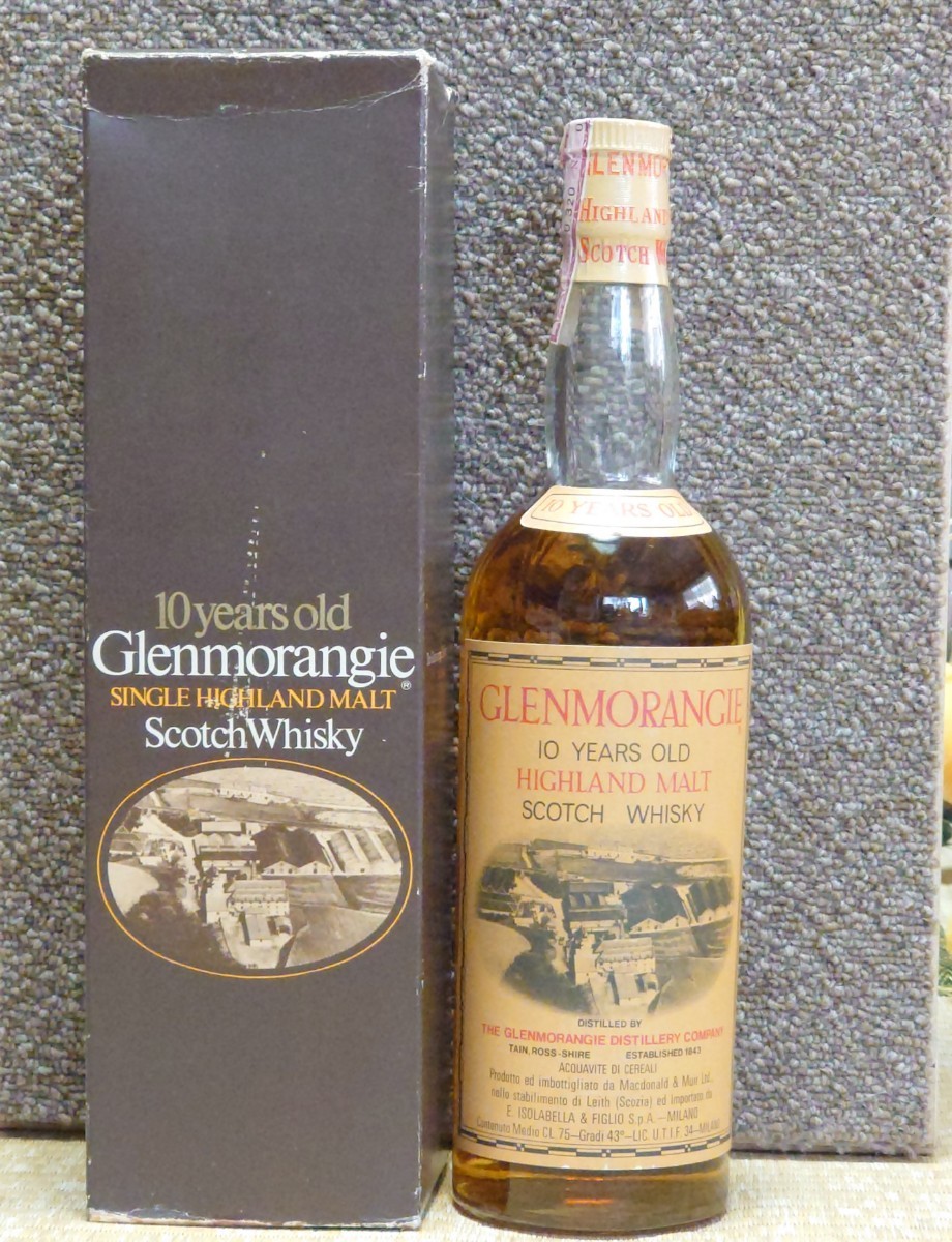 グレンモーレンジ10年 1960年代流通品 10年 Glenmorangie
