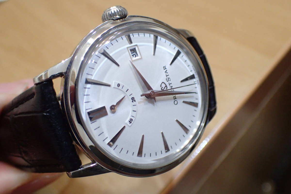 極美品オリエントスター ORIENT STAR SS WZ0351EL パワーリザーブ 裏 