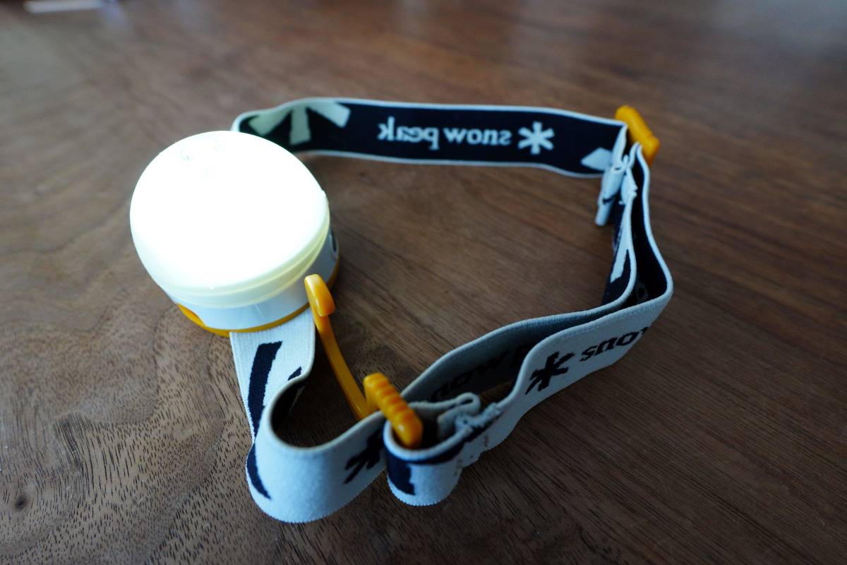 【送料無料】snowpeak ソリッドステートランプ　ゆきほたる　ヘッドライト　２つ出品しております