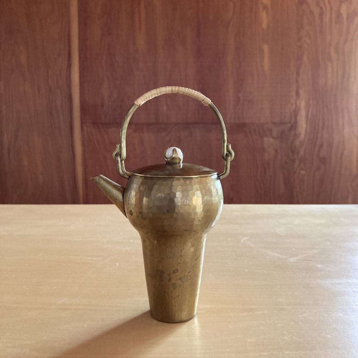 チロリ 鍛金製 銅 真鍮 酒器 工芸品 金属工芸 【公式通販】