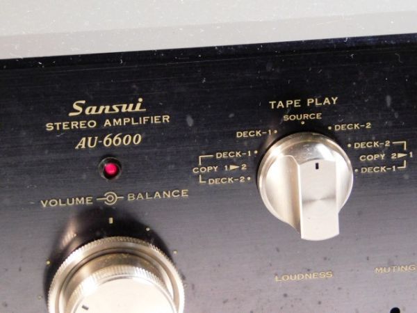 Sansui AU-6600 - Integrated Holt – Amp 70's Cool Hill Classic