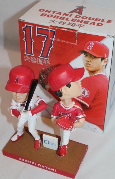 新品 訳あり 大谷翔平 ボブルヘッド フィギュア BOBBLEHEAD 二刀流_9