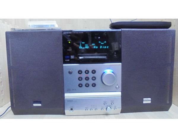 ONKYO CD MD TUNER AMPLIFIER FR-B7 リモコン・スピーカー／MDコンポ／動作確認済み