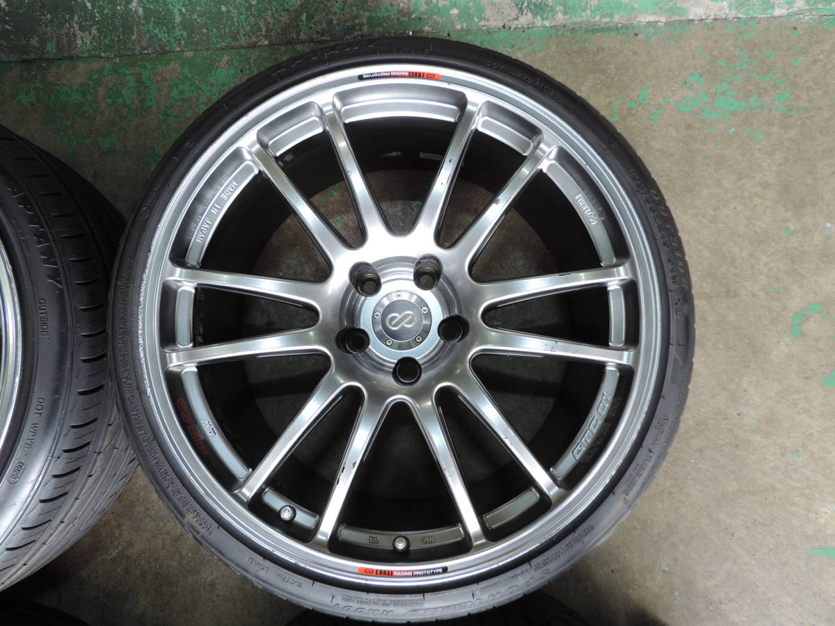 ジャンクアルミ ENKEI エンケイ GTC01 19インチ 8.5J+42 10J+22 5H114 