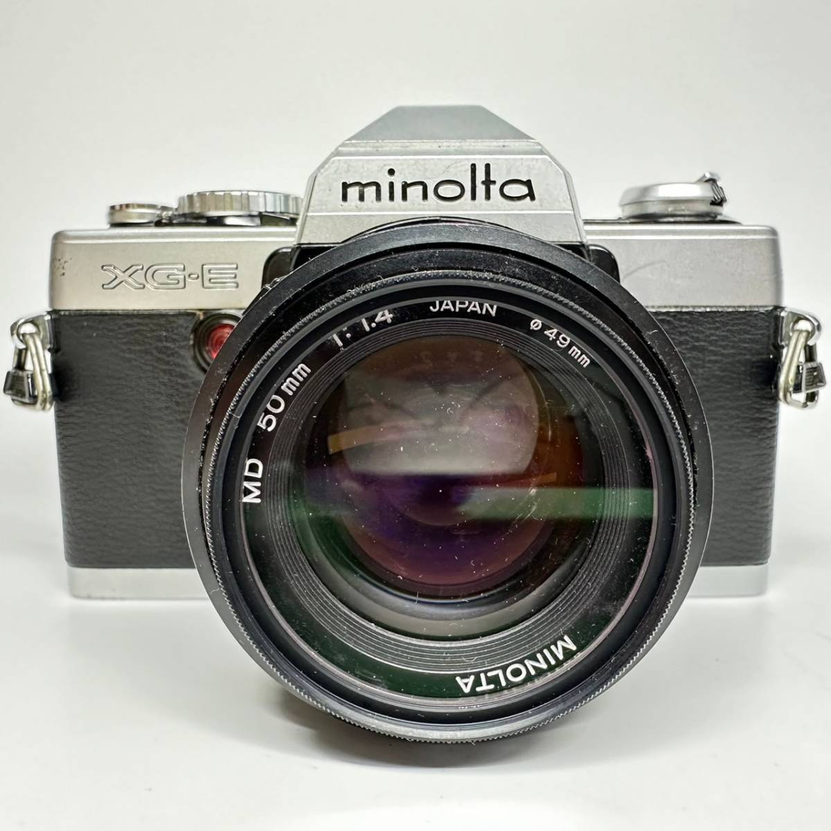 ミノルタ XG-1 フィルムカメラ+ MD 50mm f/2 レンズ 1円~【動作未確認】ミノルタ MINOLTA XG-E MD 50mm 1:1.4 MC TELE