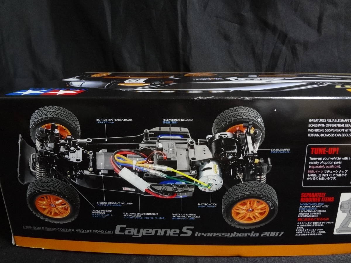 タミヤ RC 1/10 ポルシェ カイエンS トランスシベリア 2007 未組み立てキット TAMIYA レア