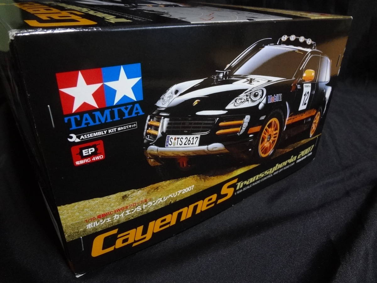 タミヤ RC 1/10 ポルシェ カイエンS トランスシベリア 2007 未組み立てキット TAMIYA レア