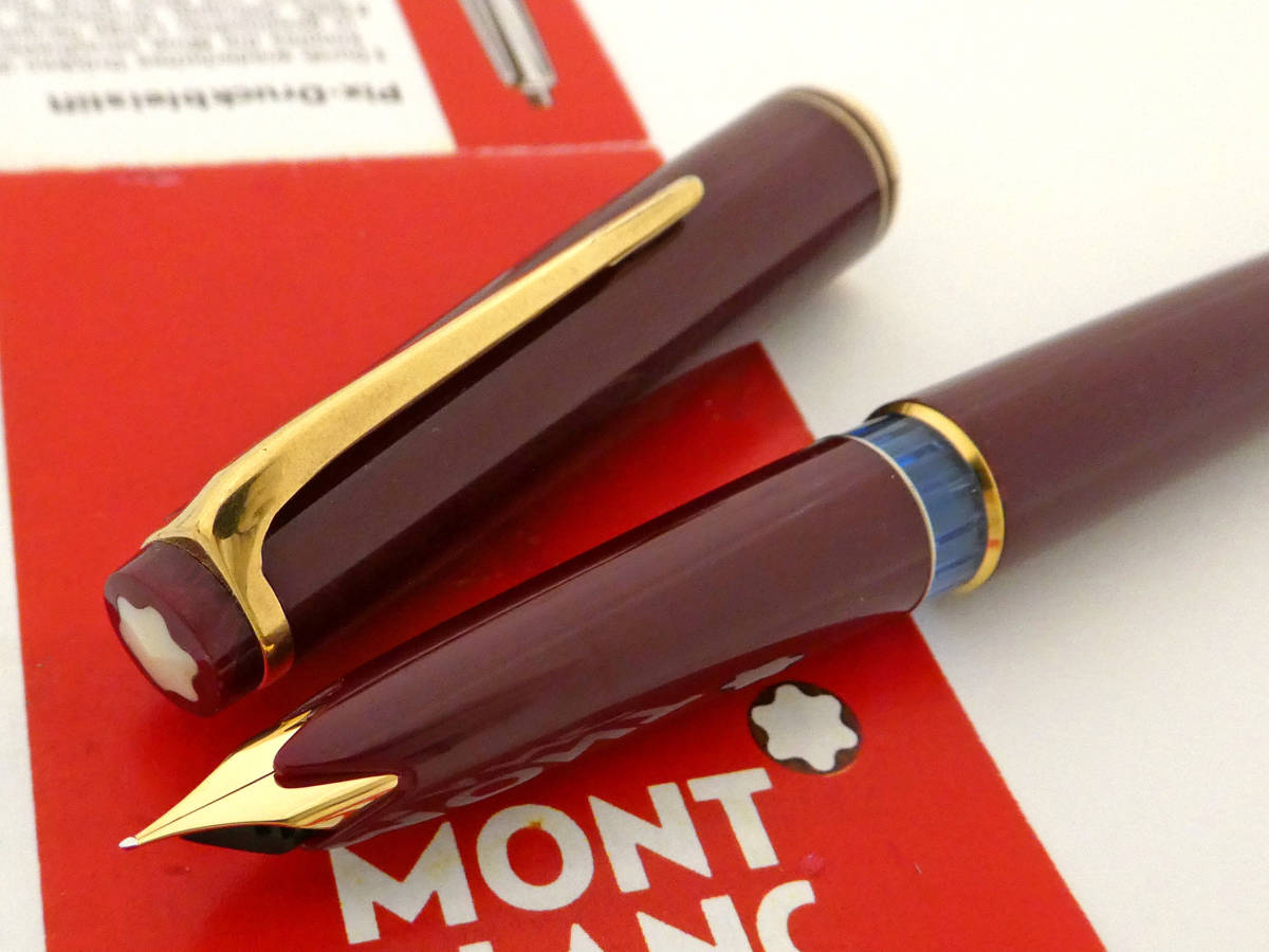 極美品モンブラン NO22万年筆 1960s ブラック F細字 モンブラン
