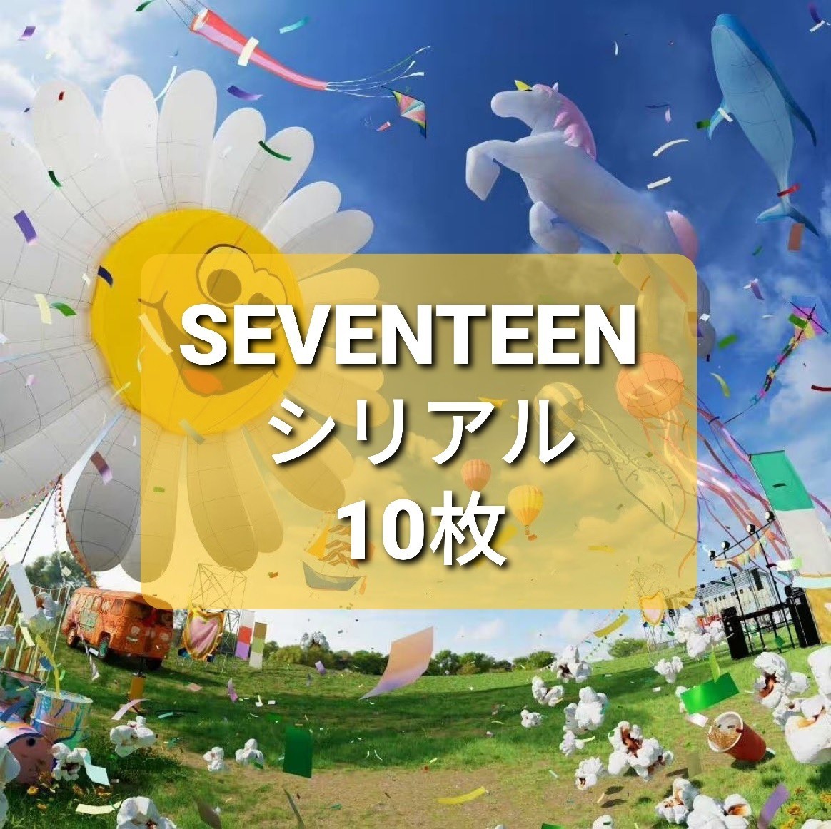 SEVENTEEN SEVENTEENTH HEAVEN エントリーカード シリアル 未使用 10枚