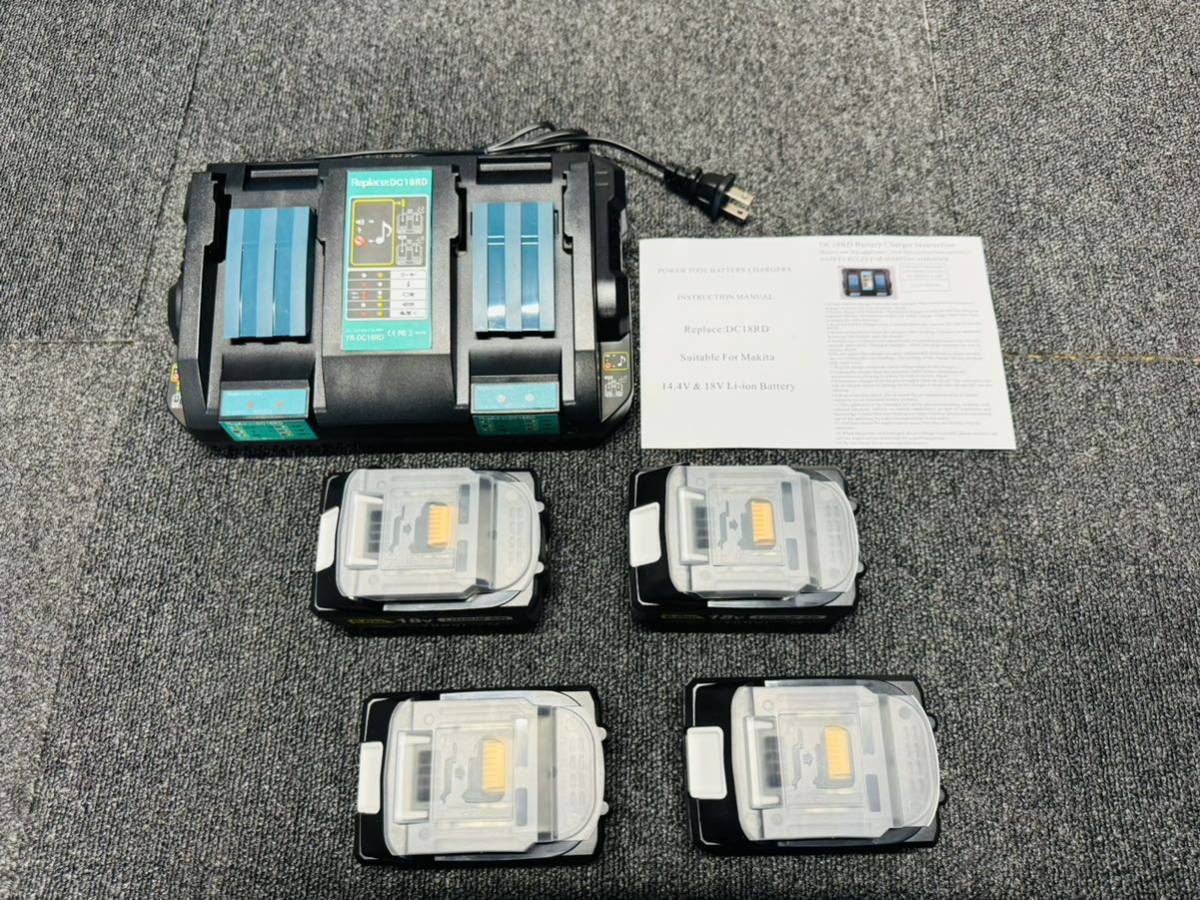 電池・充電池 Makita 18V リチウムイオンバッテリー 6.0Ah BL1860D