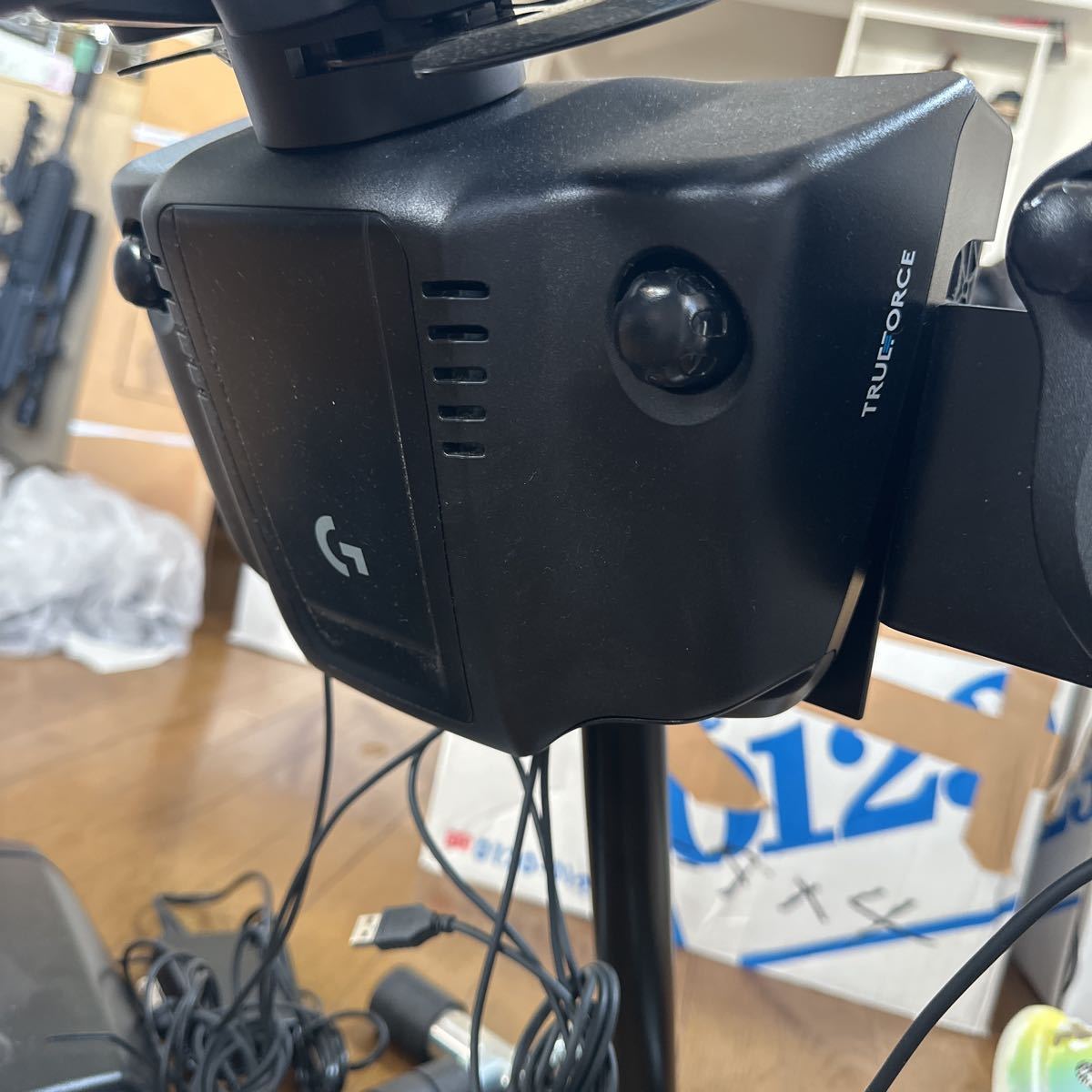 中古品】① Logicool G923 ステアリングコントローラー シフター付 PS4 