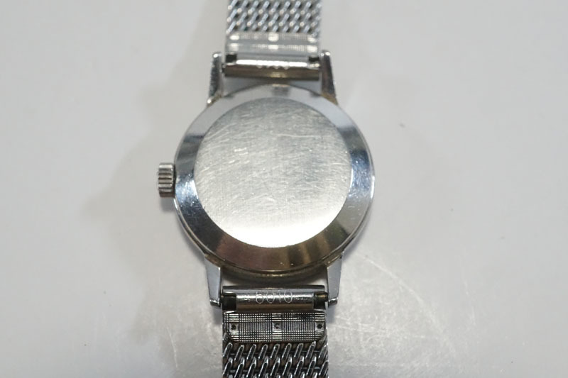 1円 オメガ 稼働 デビル シルバー文字盤 手巻き 手巻 OMEGA
