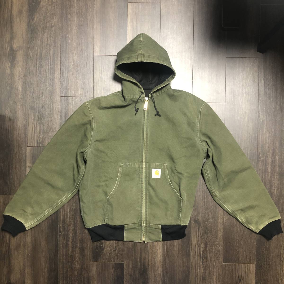 当店限定商品 90s モスグリーン Carhartt アクティブジャケット L 星