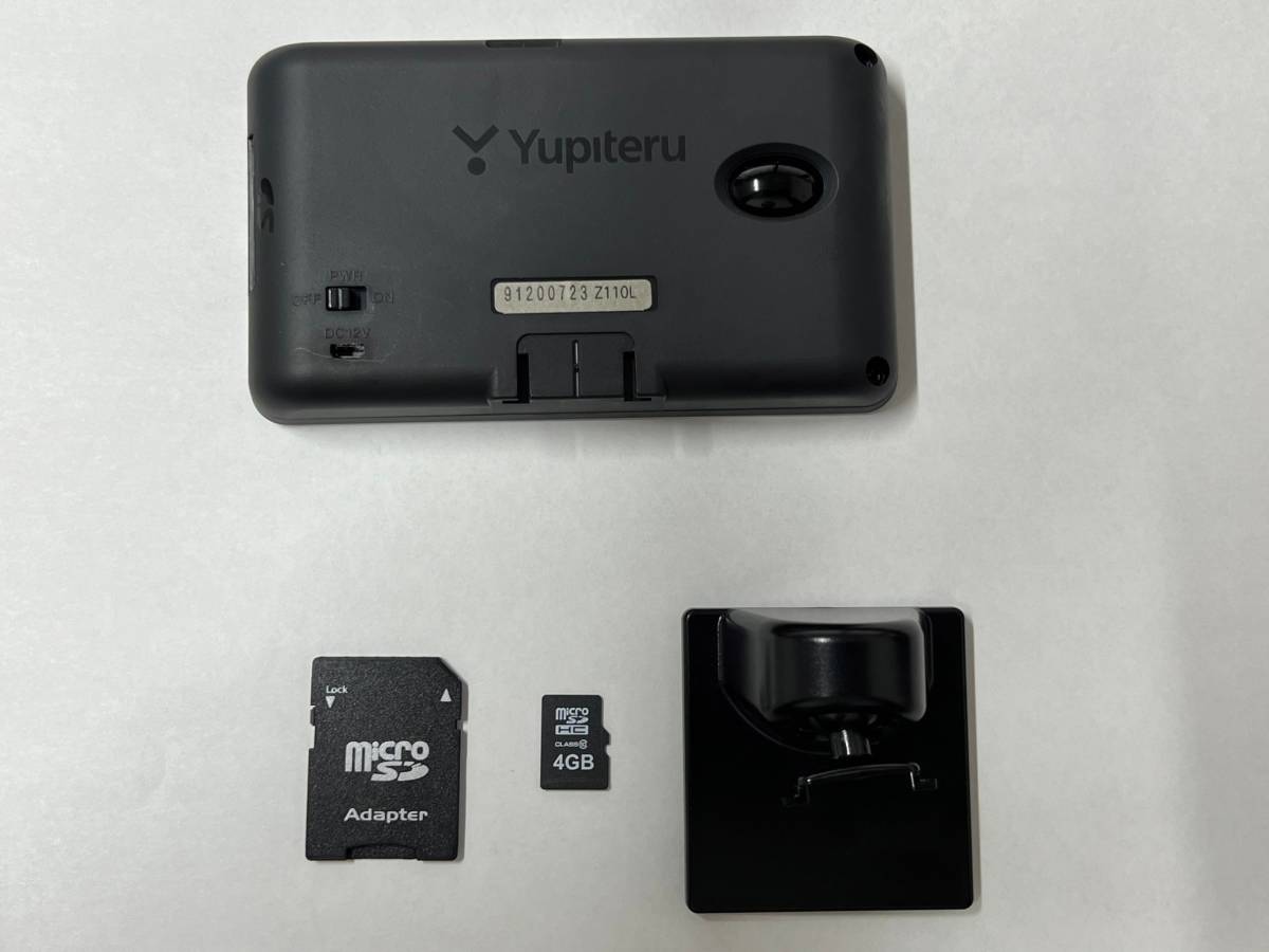 美品□動作確認済□YUPITERU SUPER CAT レーザー＆レーダー探知機 Z110L（