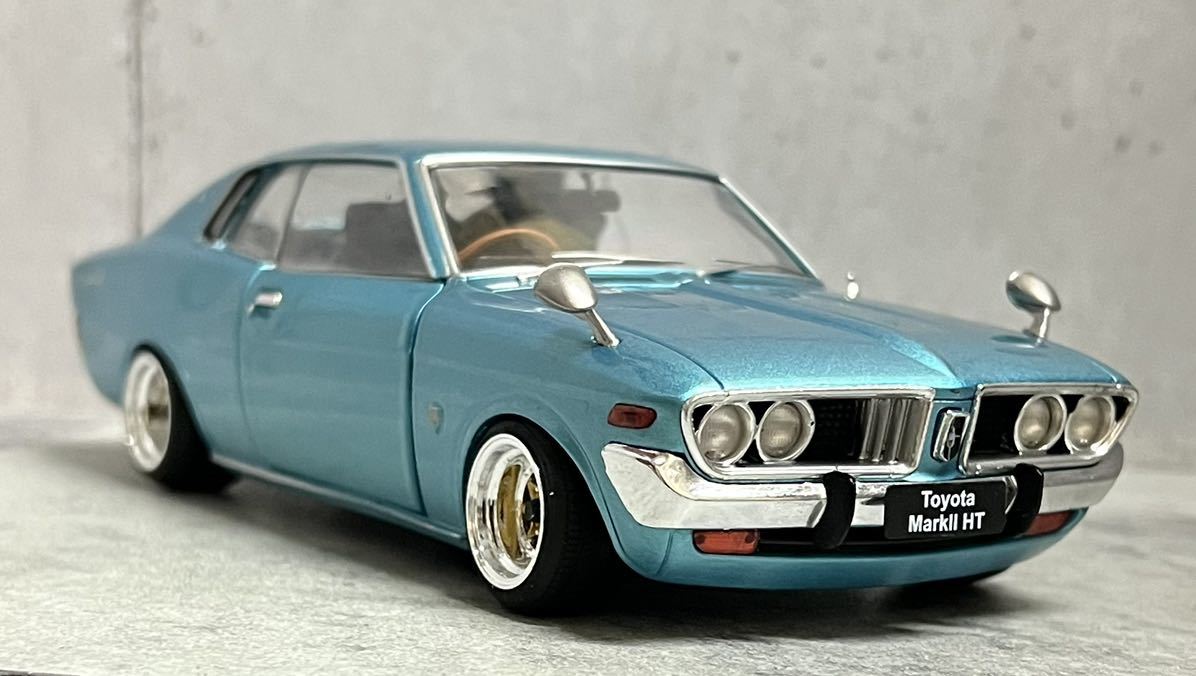 国産名車1/24マークIIカスタム アシェット 国産名車 1/24 トヨタ マークⅡ HT L カスタム 旧車