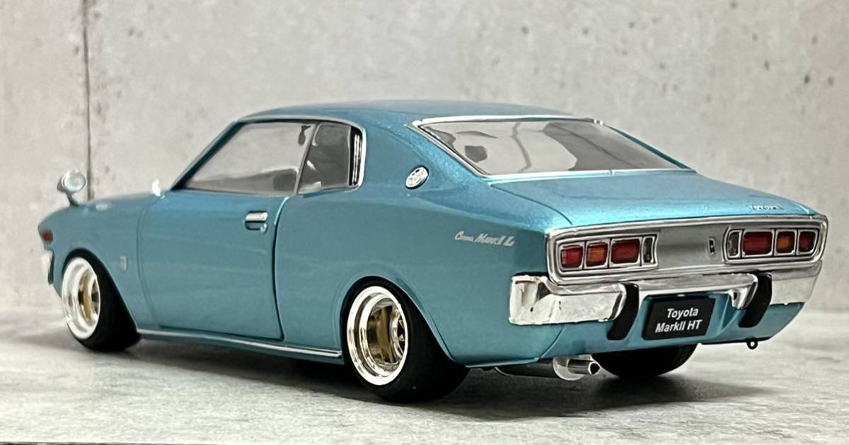 国産名車1/24マークIIカスタム アシェット 国産名車 1/24 トヨタ マークⅡ HT L カスタム 旧車