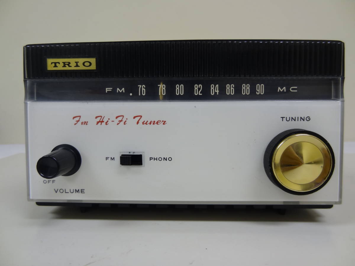 TRIO トリオ チューナー FM-108 現状動作品 オーディオ機器 家電、AV