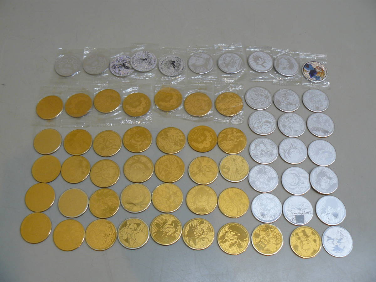 28152●ドラゴンボールZ　ミニメンコ　キラ・金・銀63枚セット