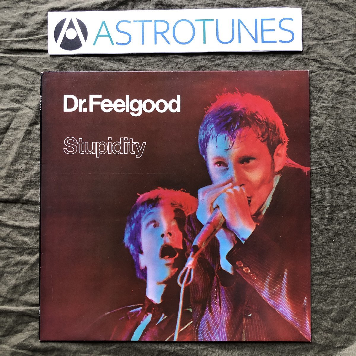 傷なし美盤 英国 本国盤 ドクター・フィールグッド Dr. Feelgood LPレコード 殺人病棟 Stupidity: Wilko Johnson， Blues Punk