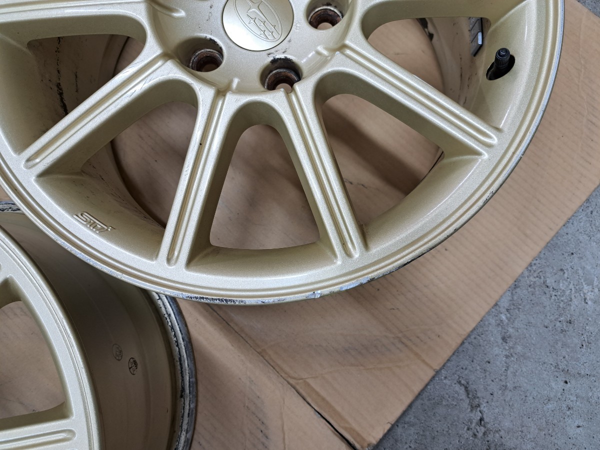 スバル インプレッサ WRX STI 純正 ホイール 4本セット 8.0J スバル インプレッサ WRX STI 純正 ホイール 4本セット 8.0J