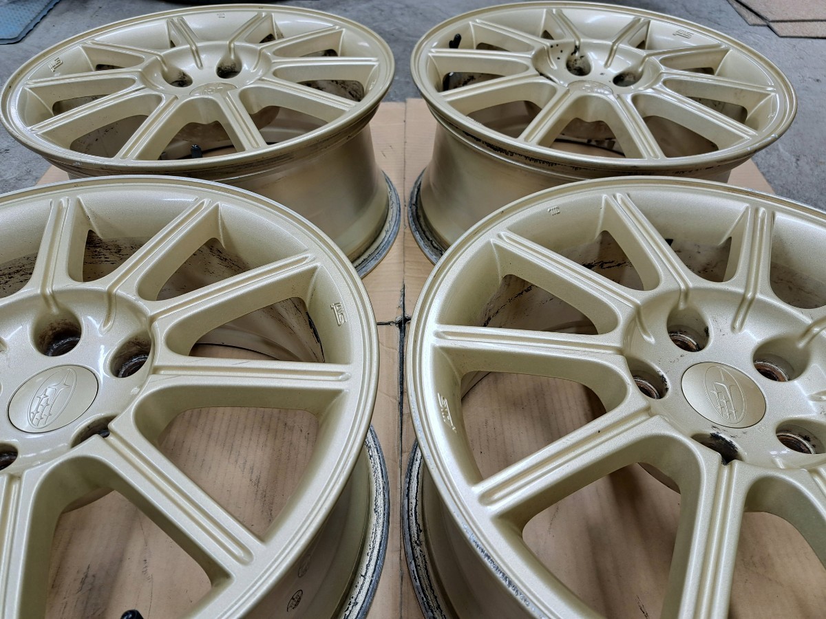 スバル インプレッサ WRX STI 純正 ホイール 4本セット 8.0J スバル インプレッサ WRX STI 純正 ホイール 4本セット 8.0J