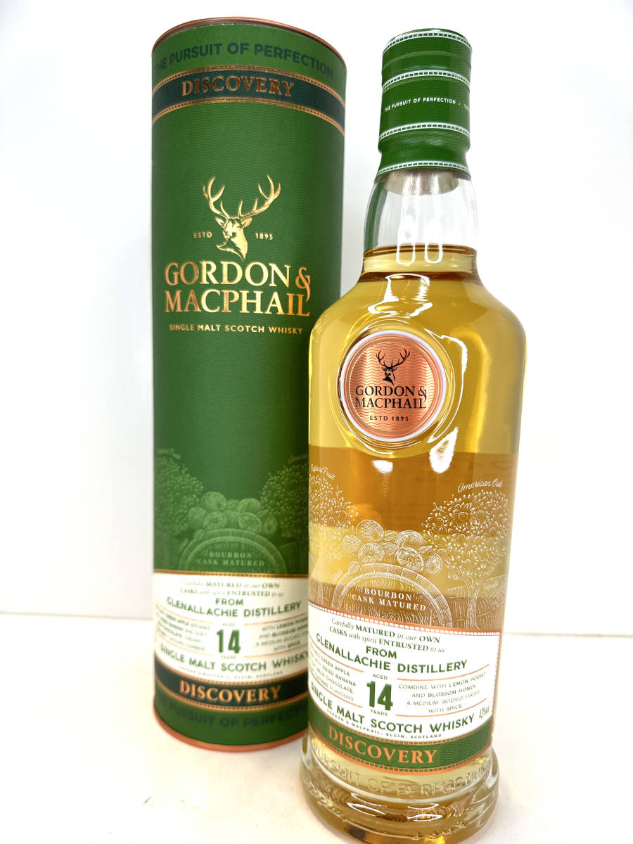 グレンアラヒー 14年 43% 700ｍｌバーボンカスク/ゴードン＆マクファイル ディスカバリー