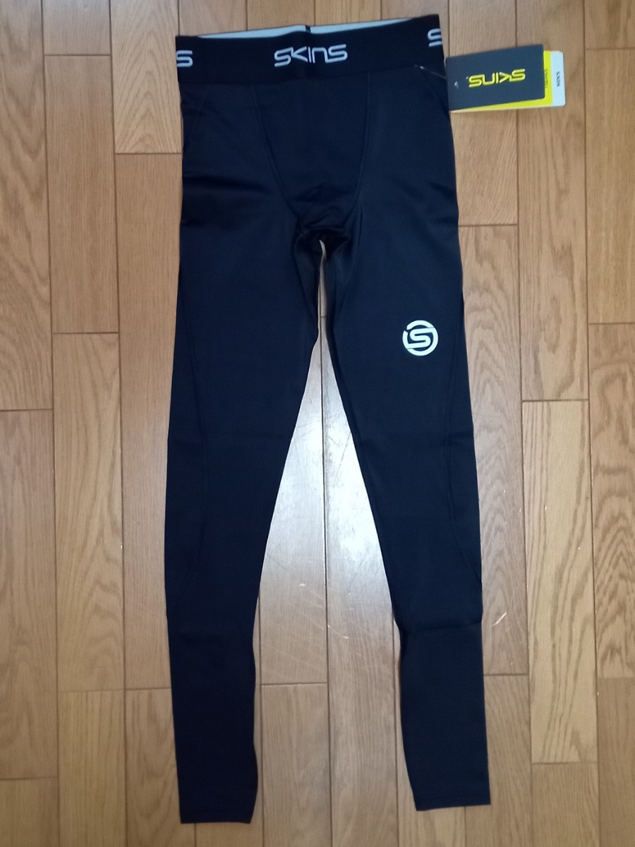送料無料 未使用品 SKINS スキンズ SERIES-1　ロングタイツ ブラック サイズS