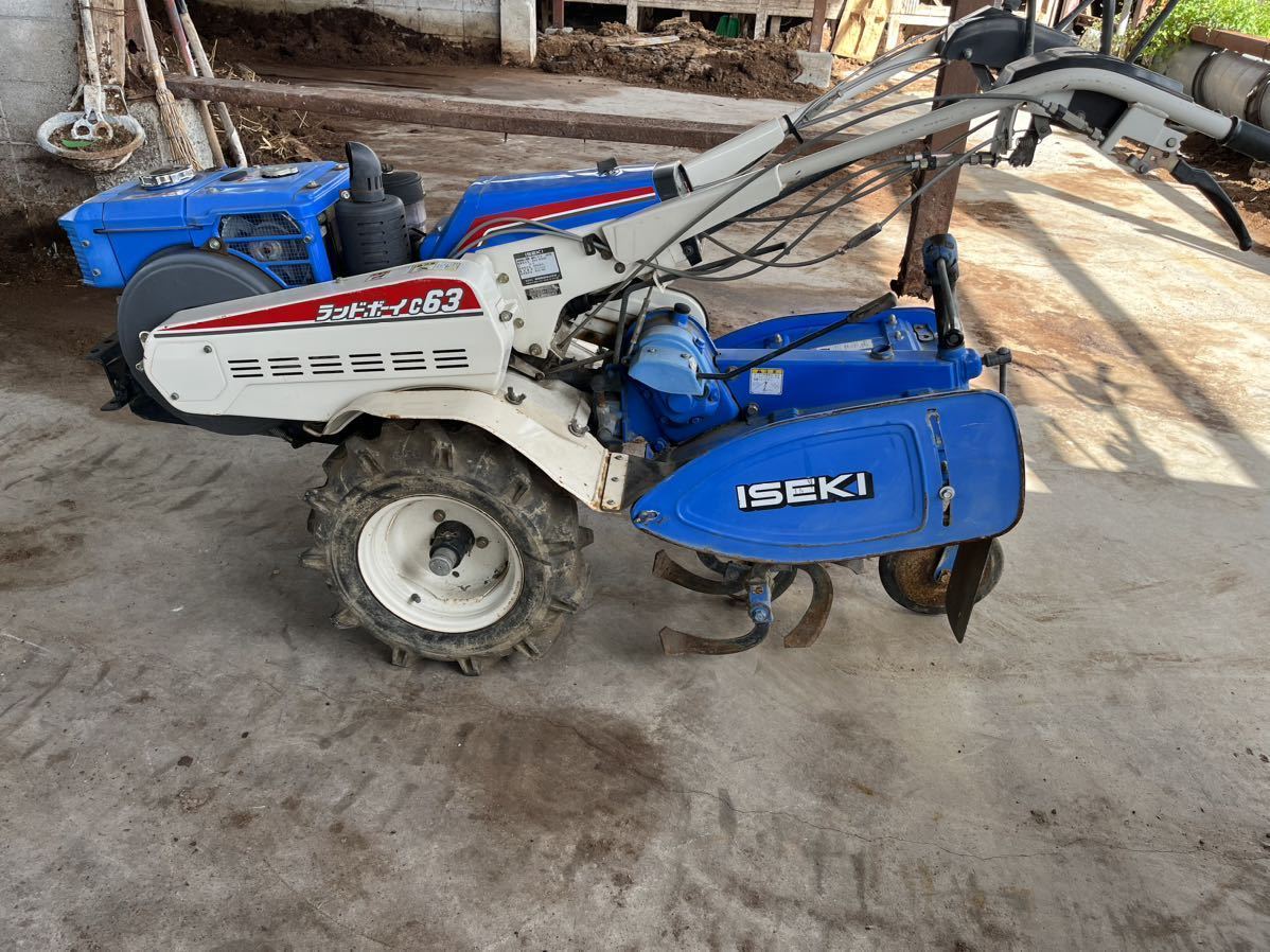 奈良発 イセキ ランドボーイ C63 農用トラクター 歩行型 耕運機  