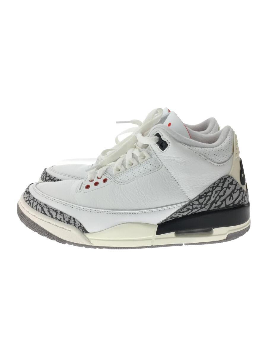 NIKE◇Air Jordan 3 Retro White Cement Reimagined/WHT/DN3707-100