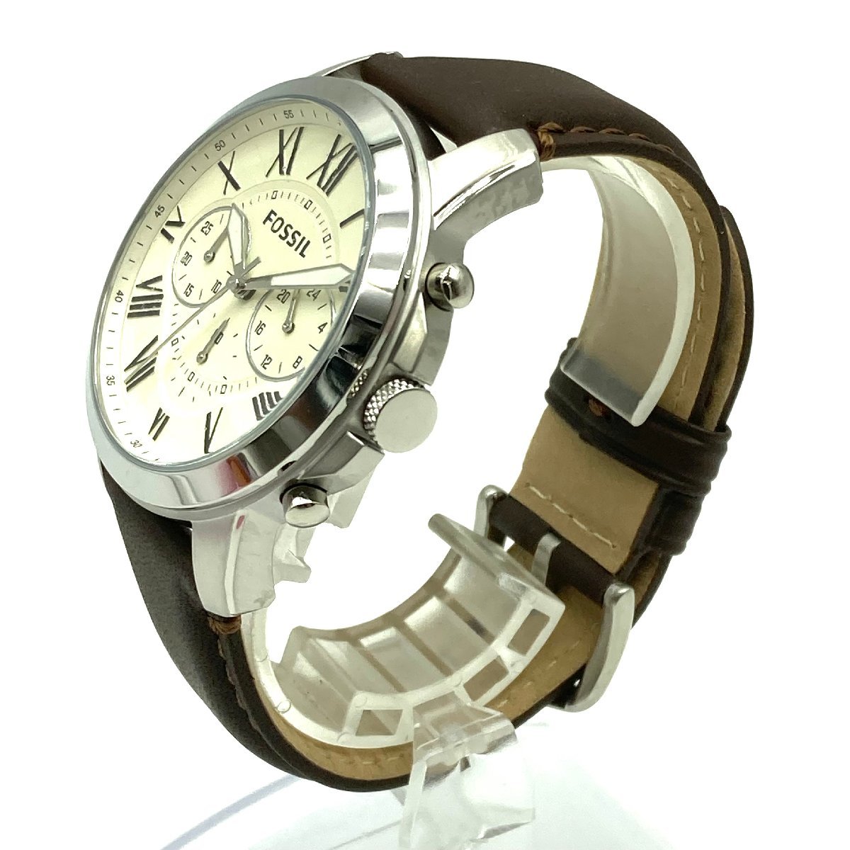 0289♭【1円開始】FOSSIL フォッシル 腕時計 GRANT クロノグラフ 