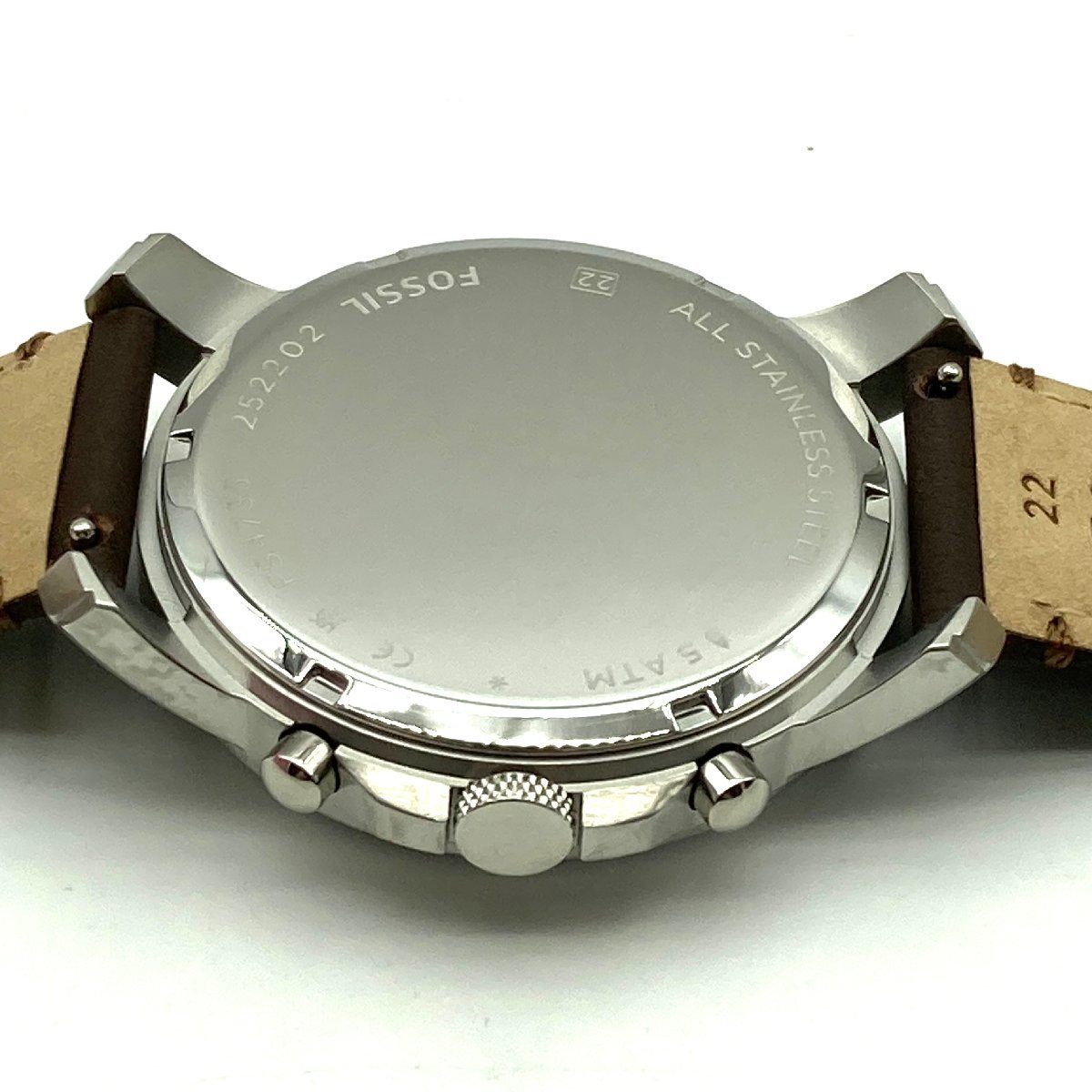 0289♭【1円開始】FOSSIL フォッシル 腕時計 GRANT クロノグラフ 
