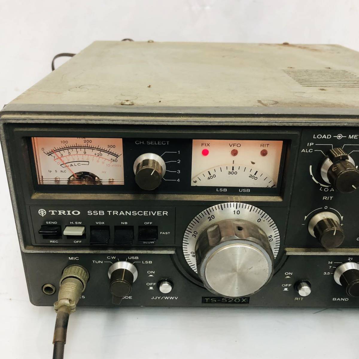 古い 無線機 TRIO TS-520X 通電OK SSB トランシーバー ホビー