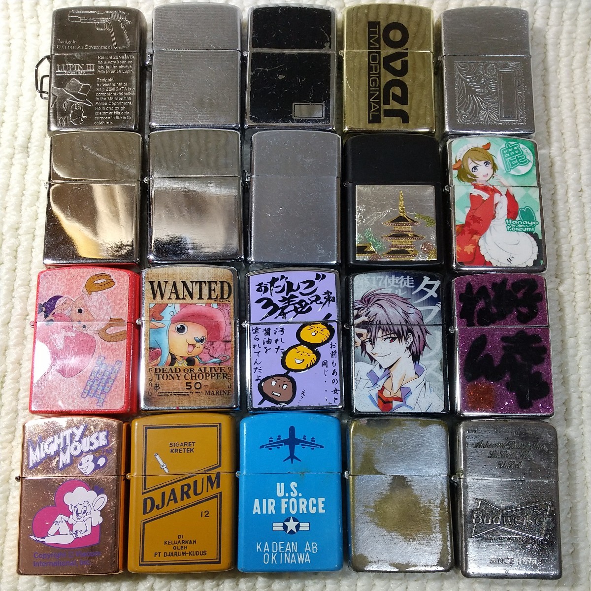 オイルライター ZIPPO Yahoo!オークション B247-55B 全面5面ハワイアン 