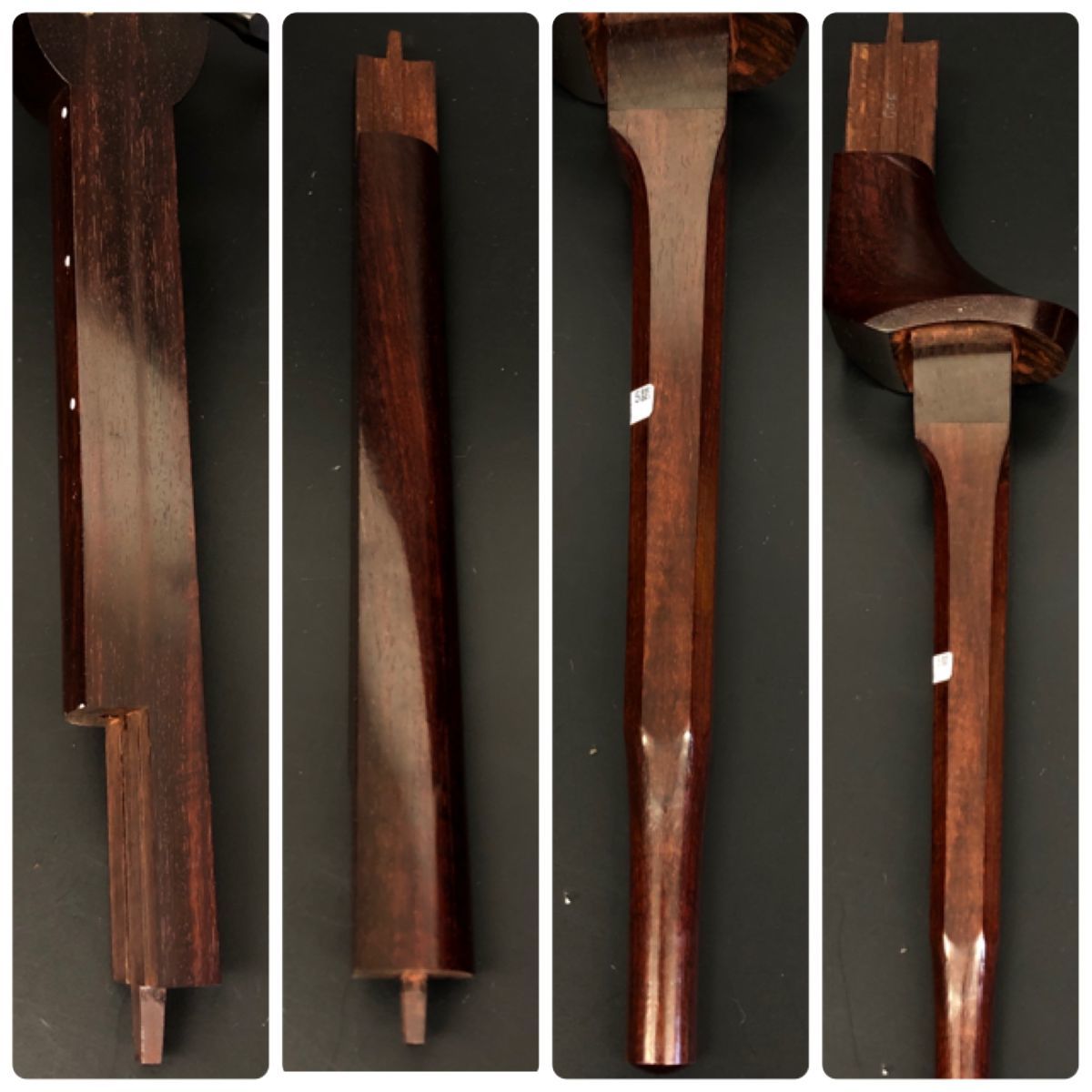 三味線 東さわり　全長95cm 短棹 26mm 中棹　収納袋付き 【308-085#100】 三味線 中棹 激虎トチ