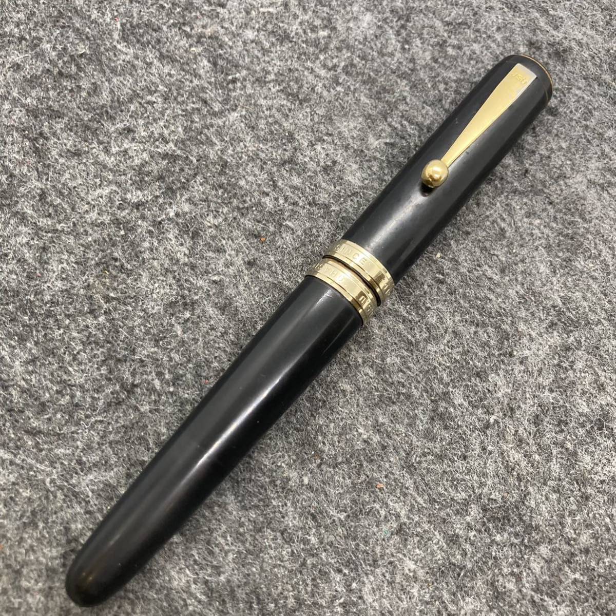 OHASIDO 大橋堂 万年筆 手作り万年筆 14Kペン先 ブラック×ゴールド